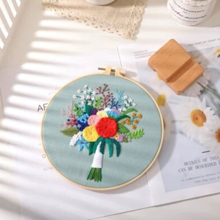 Kit Broderie DIY, Buchet de Flori, Pentru tine [1]
