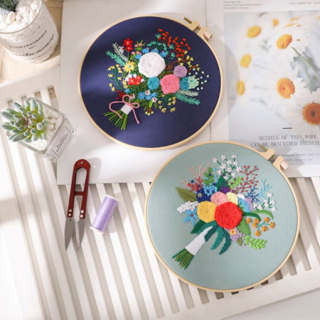 Kit Broderie DIY, Buchet de Flori, Pentru tine [6]