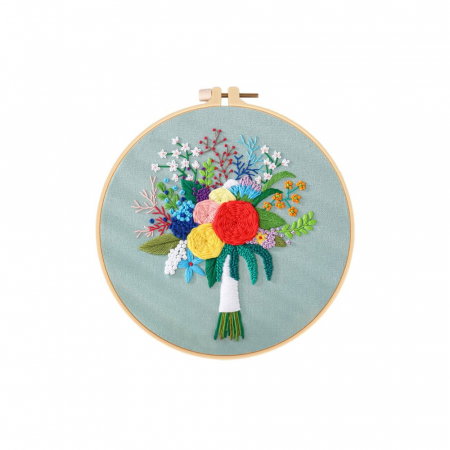 Kit Broderie DIY, Buchet de Flori, Pentru tine [9]