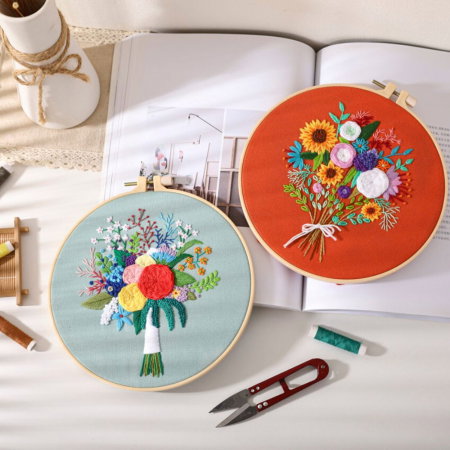 Kit Broderie DIY, Buchet de Flori, Pentru tine [5]