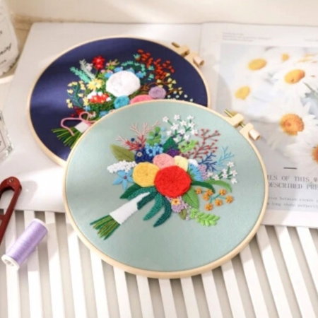Kit Broderie DIY, Buchet de Flori, Pentru tine [2]