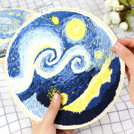 Kit Broderie DIY, Cosmos [4]