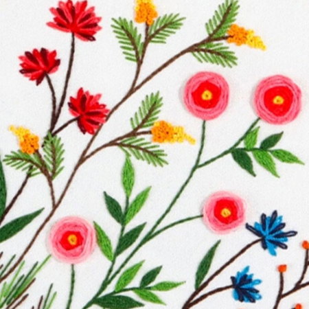 Kit Broderie DIY, cu flori, Incantare [6]