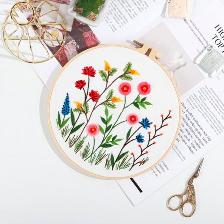 Kit Broderie DIY, cu flori, Incantare [1]