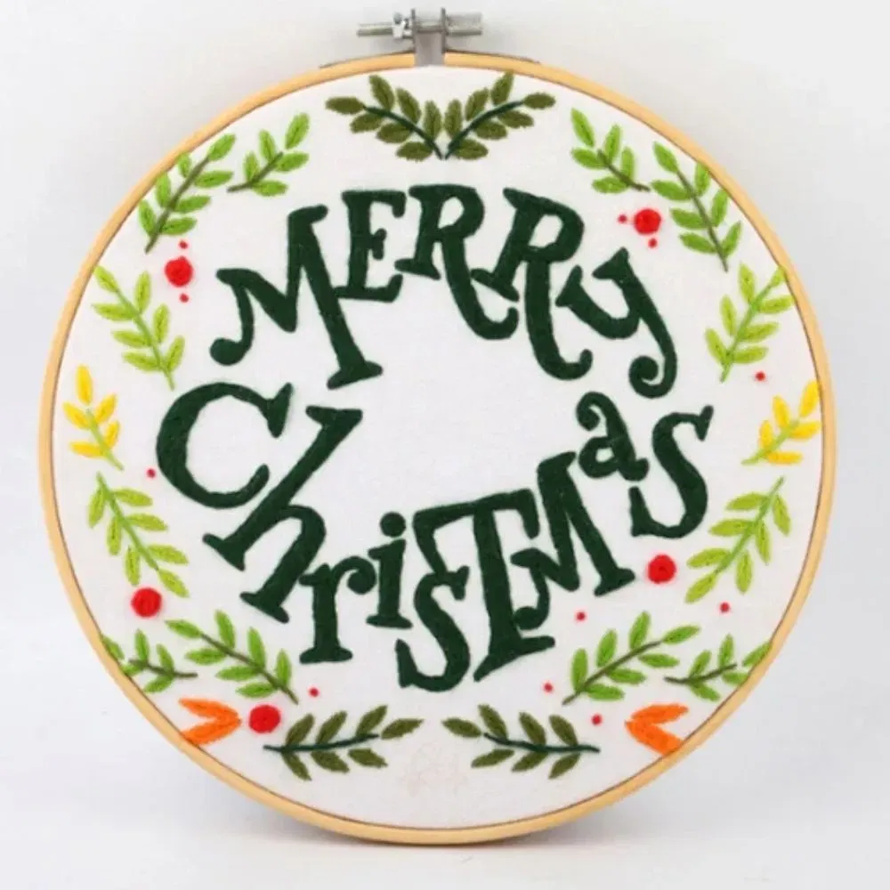 Kit Broderie DIY de Craciun, Merry Christmas [8]
