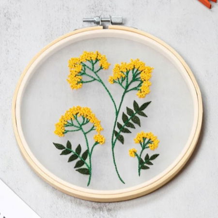 Kit Broderie DIY, Fire de flori [3]