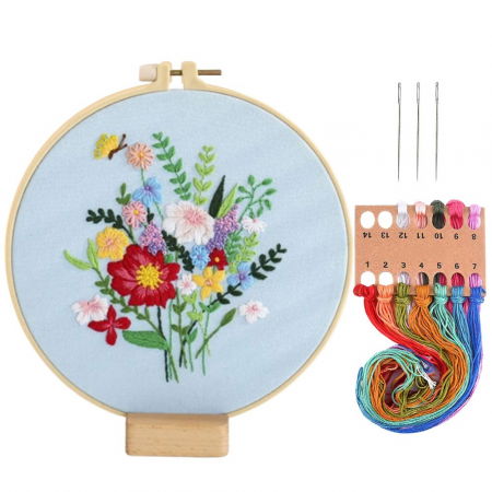 Kit Broderie DIY, Flori - Dans pentru soare [5]