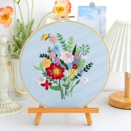 Kit Broderie DIY, Flori - Dans pentru soare [1]