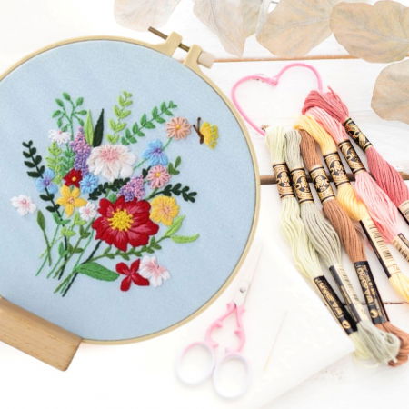 Kit Broderie DIY, Flori - Dans pentru soare [3]