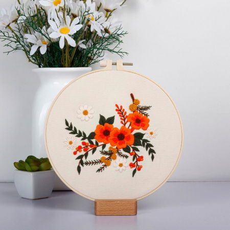 Kit Broderie DIY, Flori delicate [0]