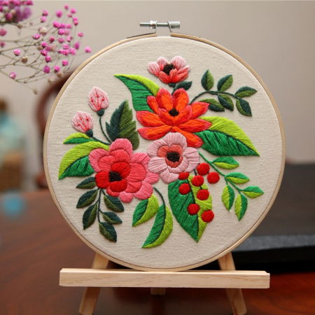 Kit Broderie DIY, Florile iubirii [1]