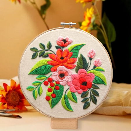 Kit Broderie DIY, Florile iubirii [6]