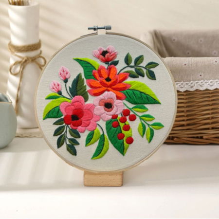 Kit Broderie DIY, Florile iubirii [4]