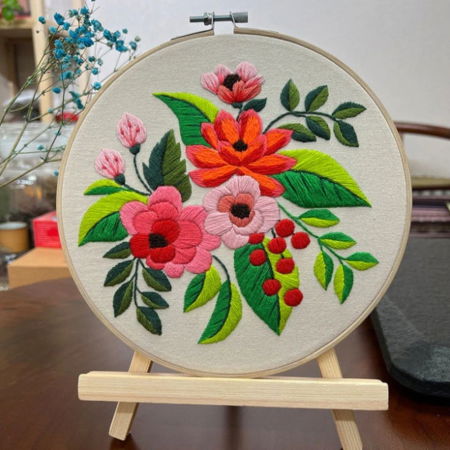 Kit Broderie DIY, Florile iubirii [3]
