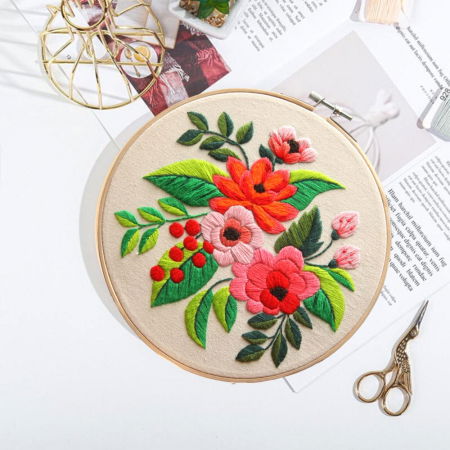 Kit Broderie DIY, Florile iubirii [5]