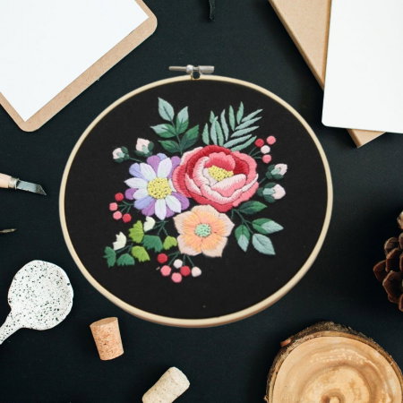 Kit Broderie DIY, Florile sperantei [5]