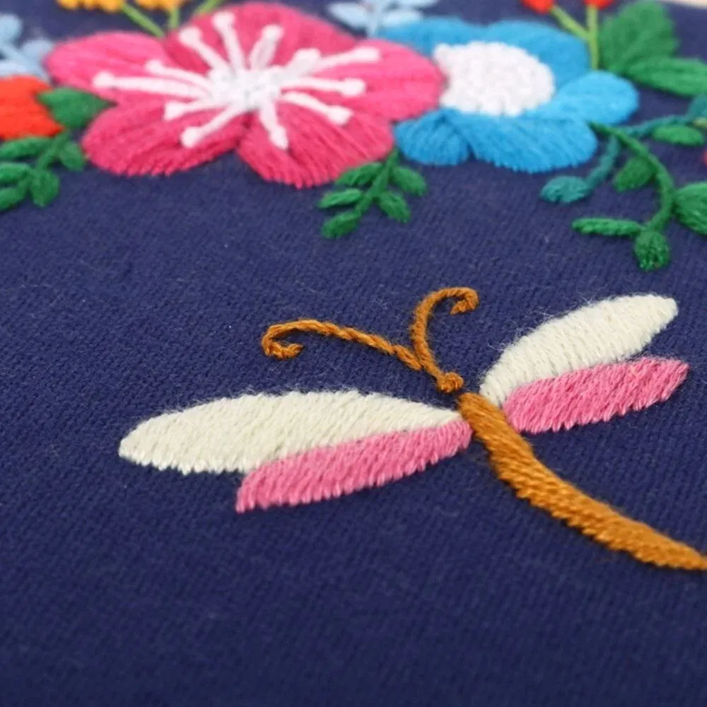 Kit Broderie DIY, Fluture. Si flori [5]