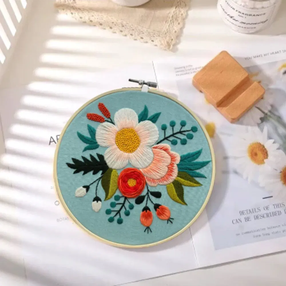Kit Broderie DIY, Inspiratie cu flori [2]