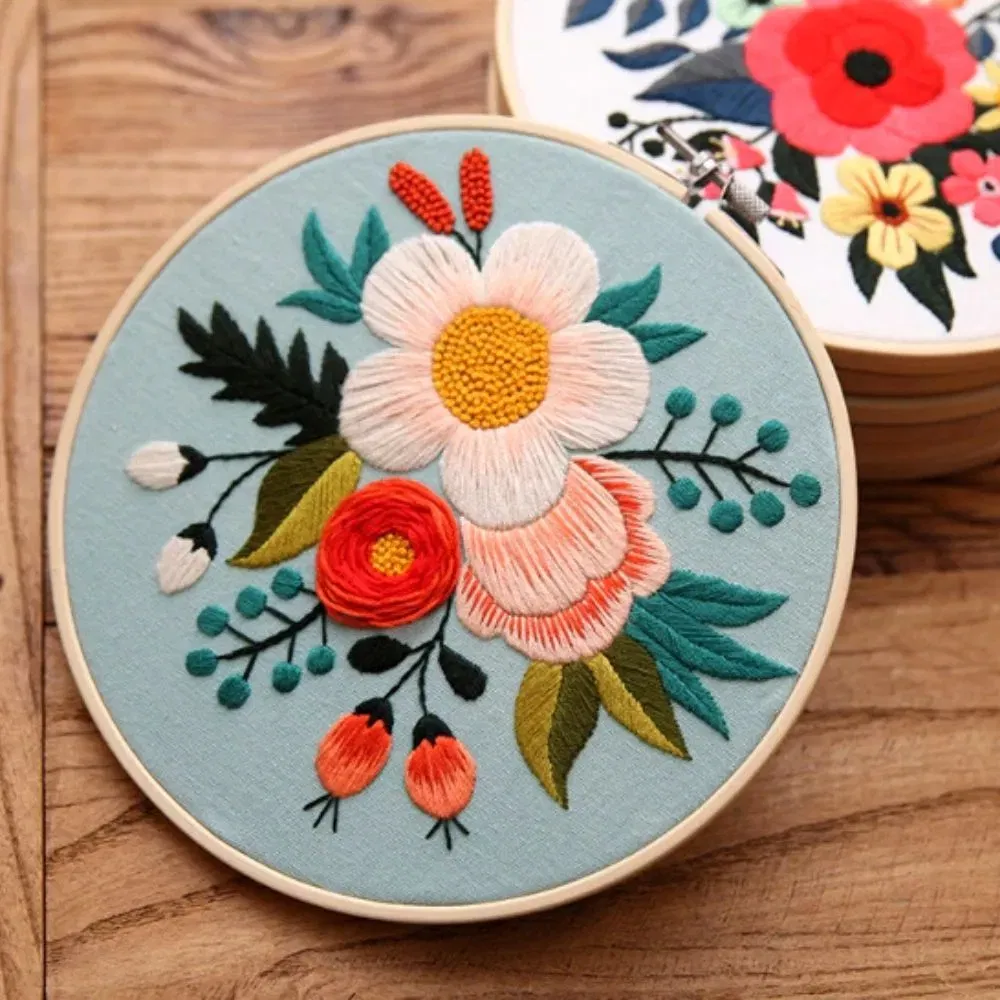 Kit Broderie DIY, Inspiratie cu flori [5]