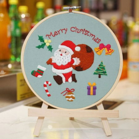 Kit Broderie DIY Mos Craciun [0]