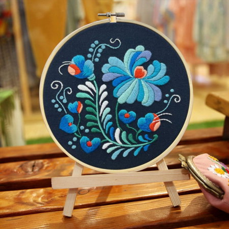 Kit Broderie DIY, Tablou cu flori [2]