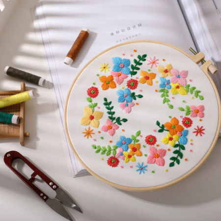 Kit Broderie DIY, Valsul florilor [1]