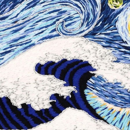 Kit Broderie DIY, Valurile marii [6]