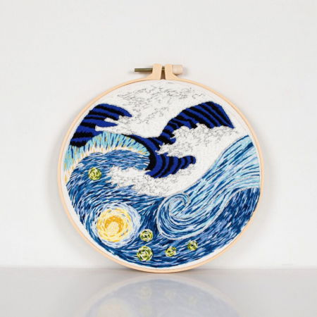 Kit Broderie DIY, Valurile marii [1]