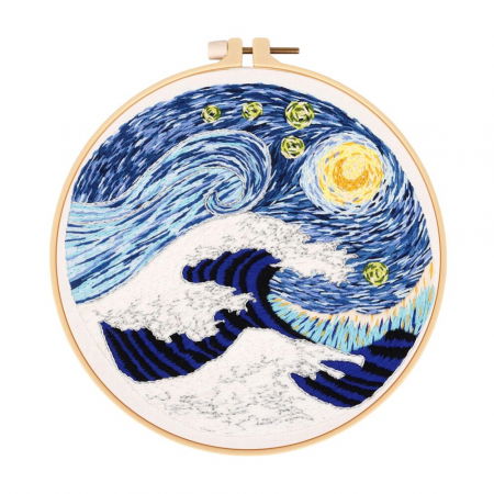 Kit Broderie DIY, Valurile marii [8]