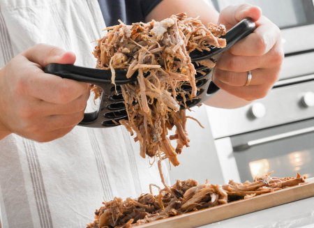 Kit gheare de urs pentru carnuri, cu pensula si manusi [4]