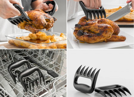 Kit gheare de urs pentru carnuri, cu pensula si manusi [2]