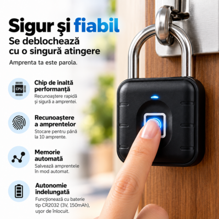 Lacat Smart cu Amprenta [2]