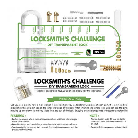 Lacatul transparent, provocare puzzle 3D [6]