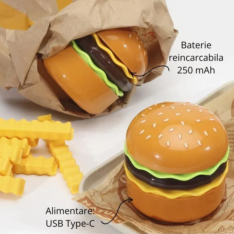 Lampa amuzanta Hamburger cu ascutitoare [12]