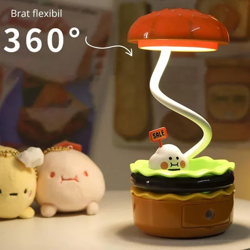 Lampa amuzanta Hamburger cu ascutitoare [11]