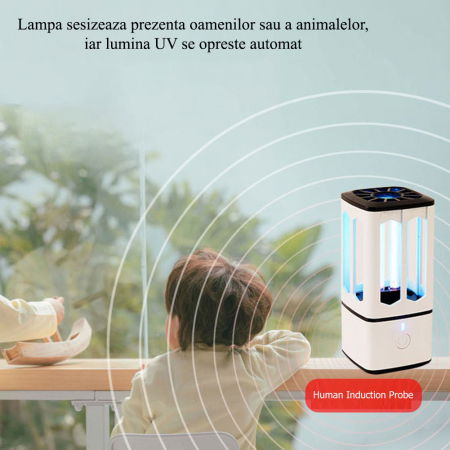 Lampa bactericida UV portabila, pentru sterilizare, dezinfectie, antimucegai [3]