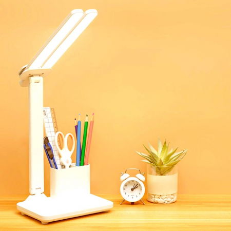 Lampa birou cu suport instrumente de scris, Aripi [1]