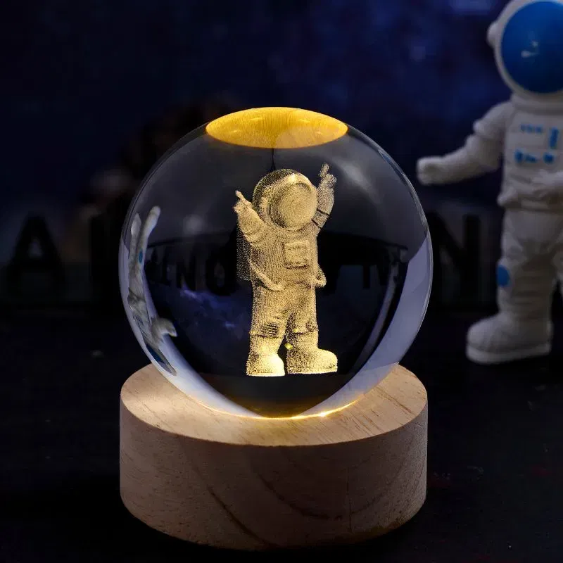 Lampa Glob de Cristal Astronaut [2]