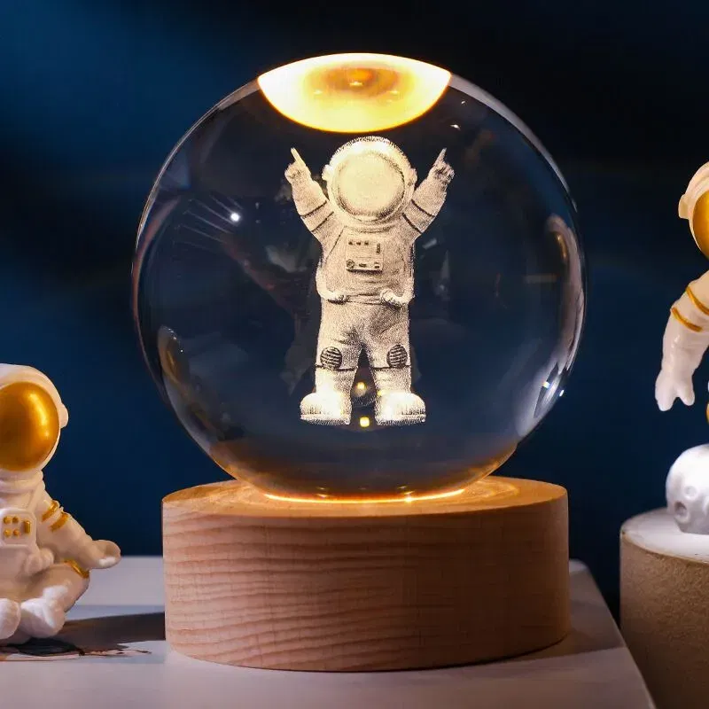 Lampa Glob de Cristal Astronaut [3]
