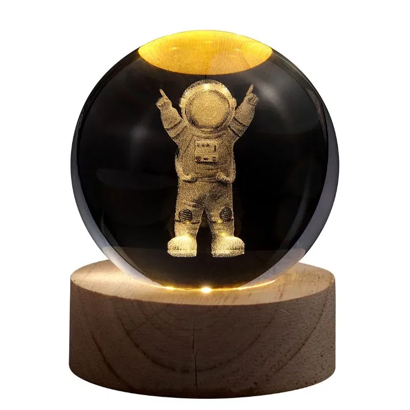 Lampa Glob de Cristal Astronaut [8]