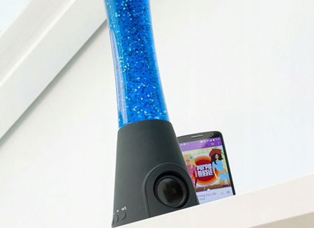 Lampa lava cu difuzor si microfon [1]