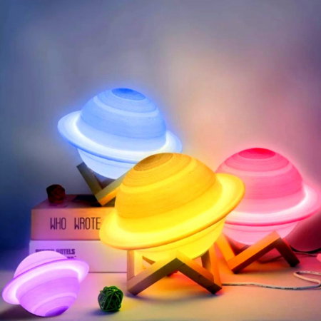 Lampa LED 3D, Saturn XL, 15cm, Steaua lui Ninib [9]