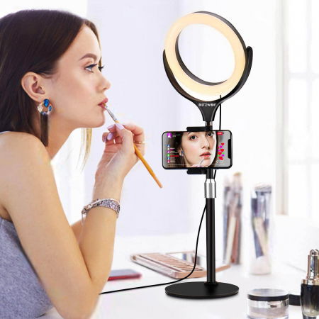 Lampa LED Make-up Profesionala BlitzWof BW-SL4, 64 leduri cu lumina rece/ calda [0]