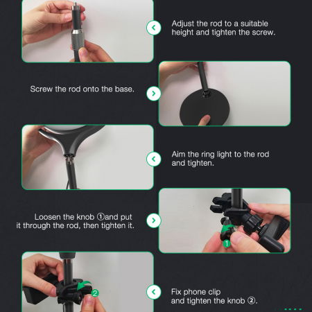 Lampa LED Make-up Profesionala BlitzWof BW-SL4, 64 leduri cu lumina rece/ calda [5]