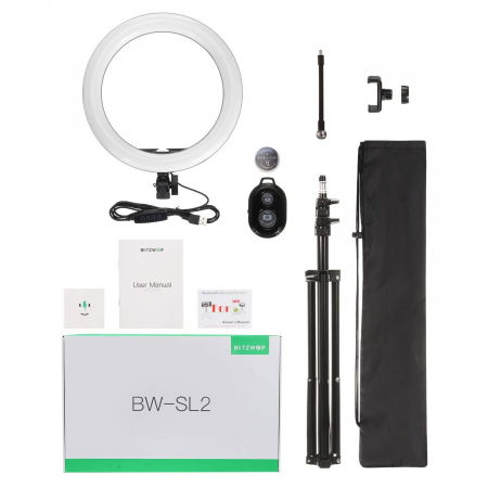 Lampa led makeup profesionala, Ring Light cu 120 leduri lumina rece si calda [12]