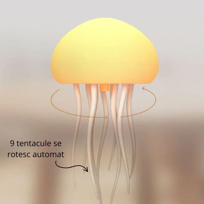 Lampa meduza Smart cu iluminare LED si control vocal [7]