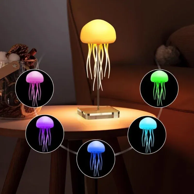 Lampa meduza Smart cu iluminare LED si control vocal [2]