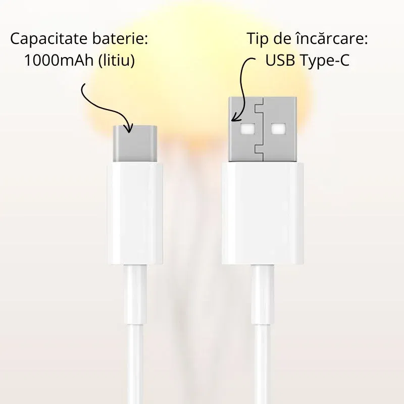 Lampa meduza Smart cu iluminare LED si control vocal [9]