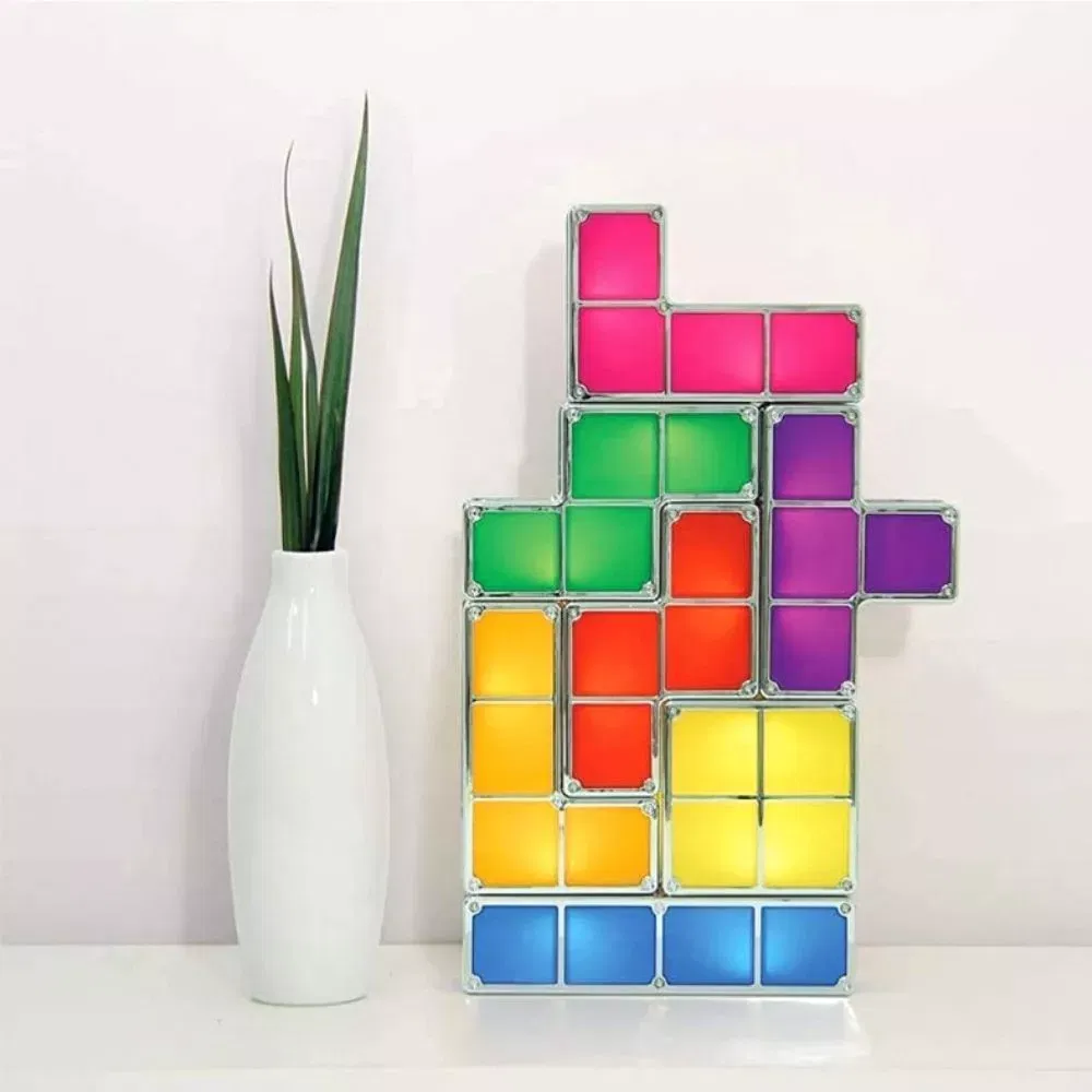 Lampa cu LED-uri in Forme Colorate [6]