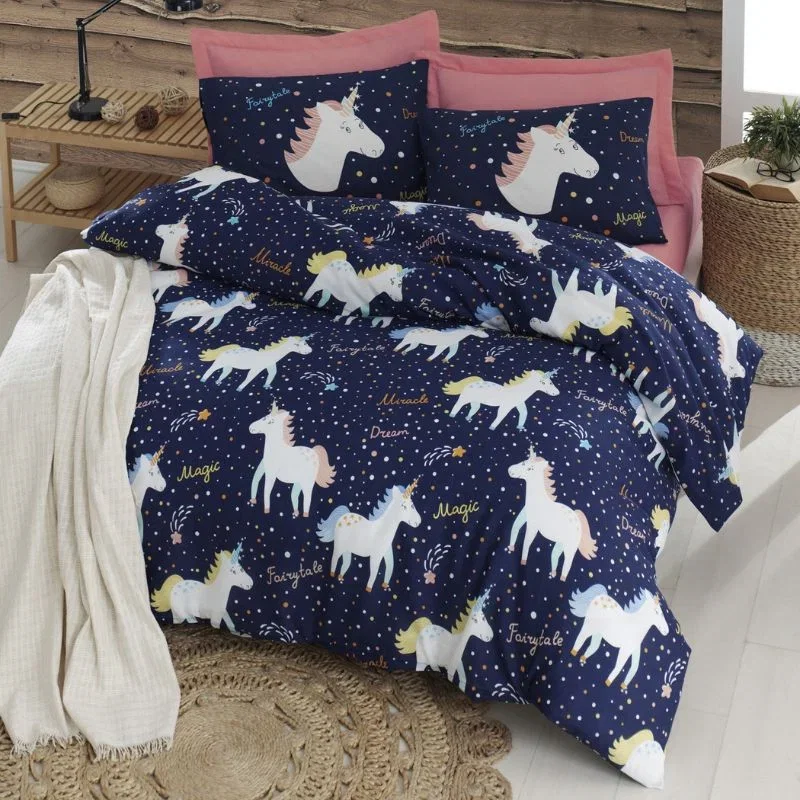 Cele mai noi - Lenjerie pat Magic Unicorn - 200x220 cm, 2 fete de perna
